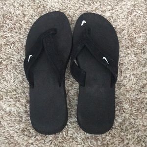 Nike flip flops!
